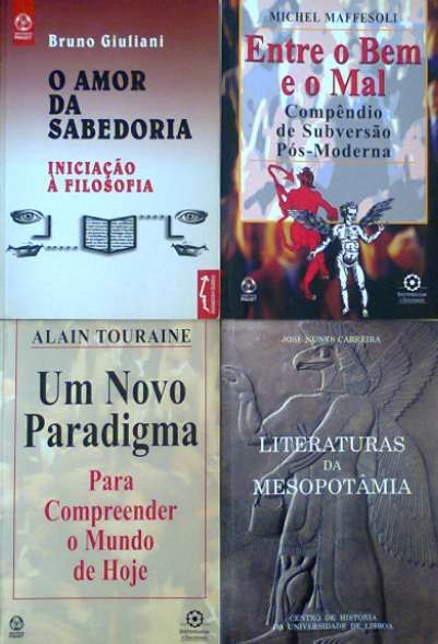 52 Livros: A. Renaut/ Faulkner/ O. Paz/ / H. Read/ K. Lorenz/ F. Jacob