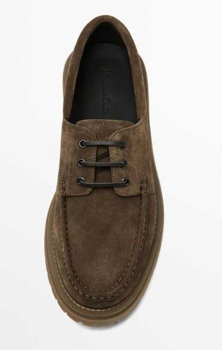 Нові замшеві черевики від Massimo Dutti розмір 42