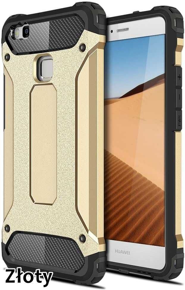 Case Etui Pancerne Armor do Huawei P9 Lite + Szkło Hartowane