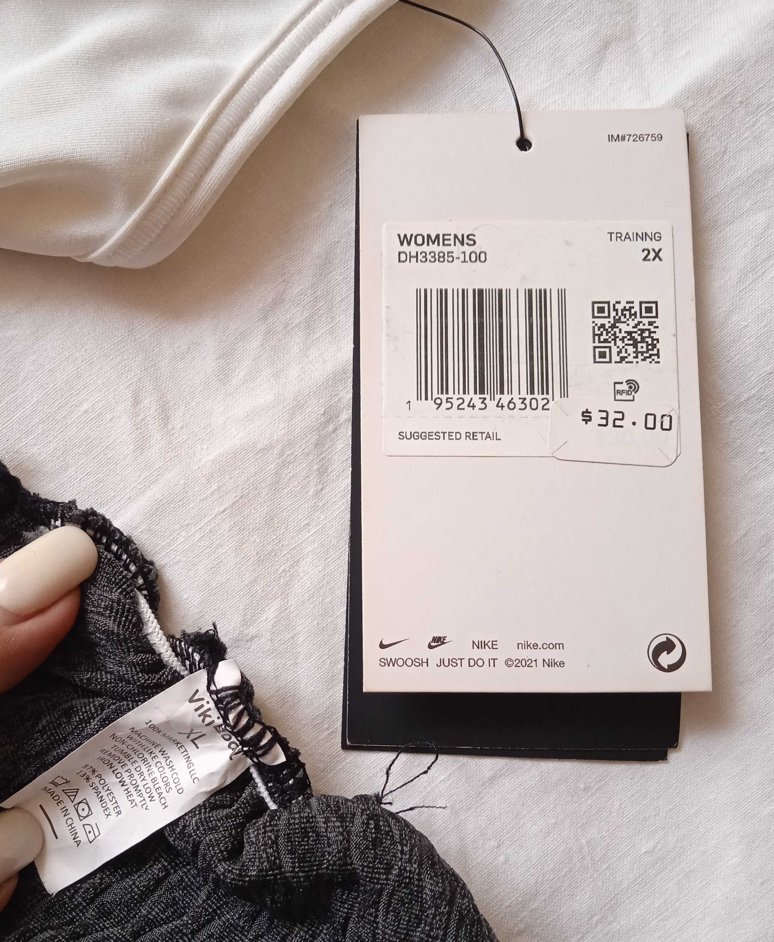 Топ Nike dri-fit 2X ОРИГІНАЛ лосини як пуш ап та соти Viki body XL