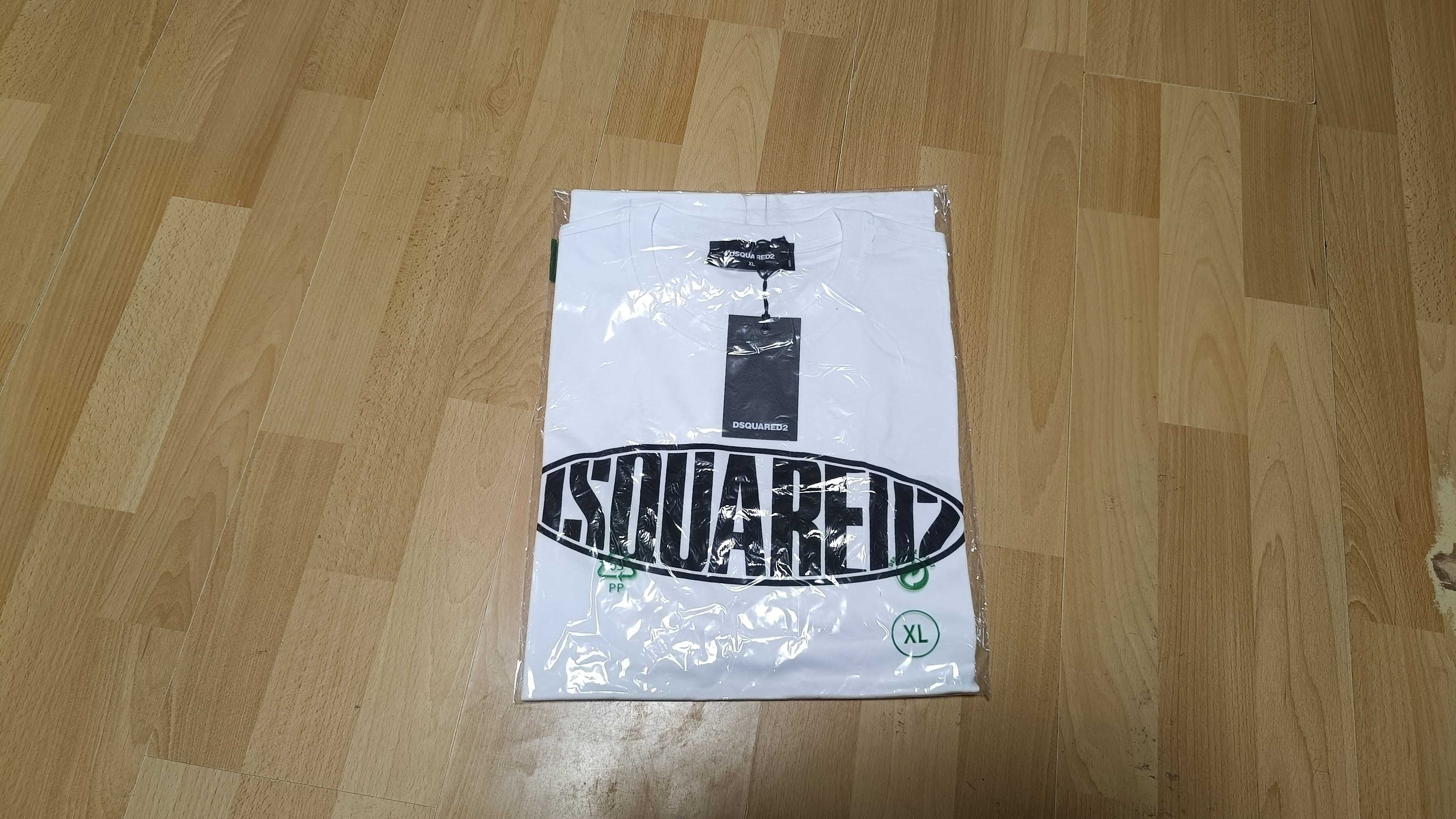 Męska koszulka t-shirt DSQUARED2 r.XL nowa stan idealny