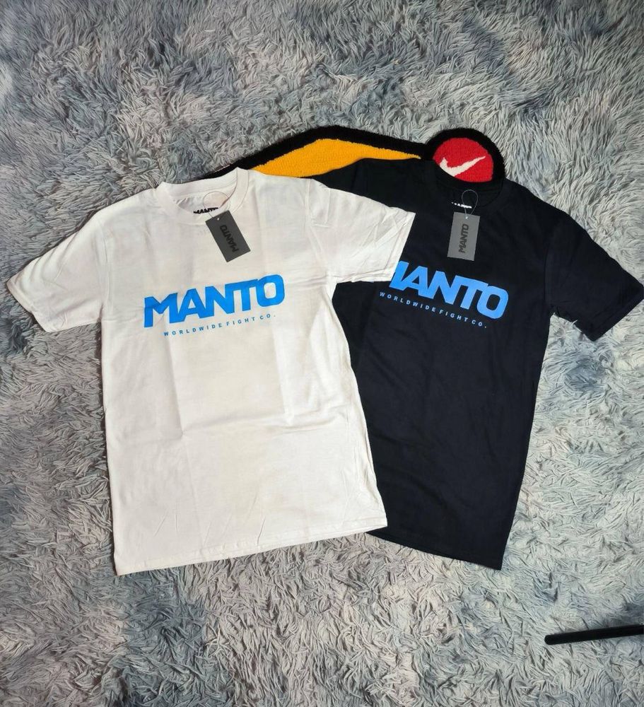 Мужские футболки Manto Gym черные белые манто 2.0 MMA UFC