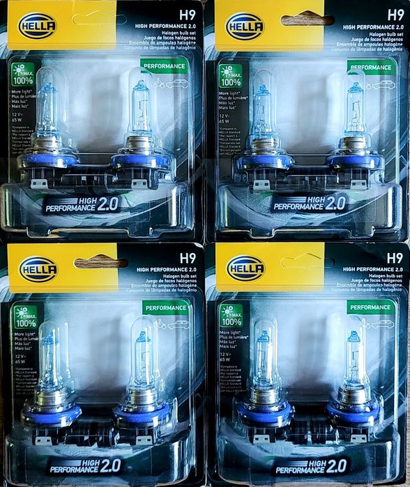 Продам лампи галогенні , всепогодні : HELLA Н9 /  H13 High performance