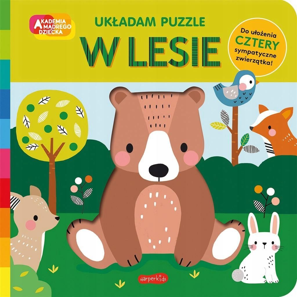 Akademia Mądrego Dziecka W Lesie Układam Puzzle