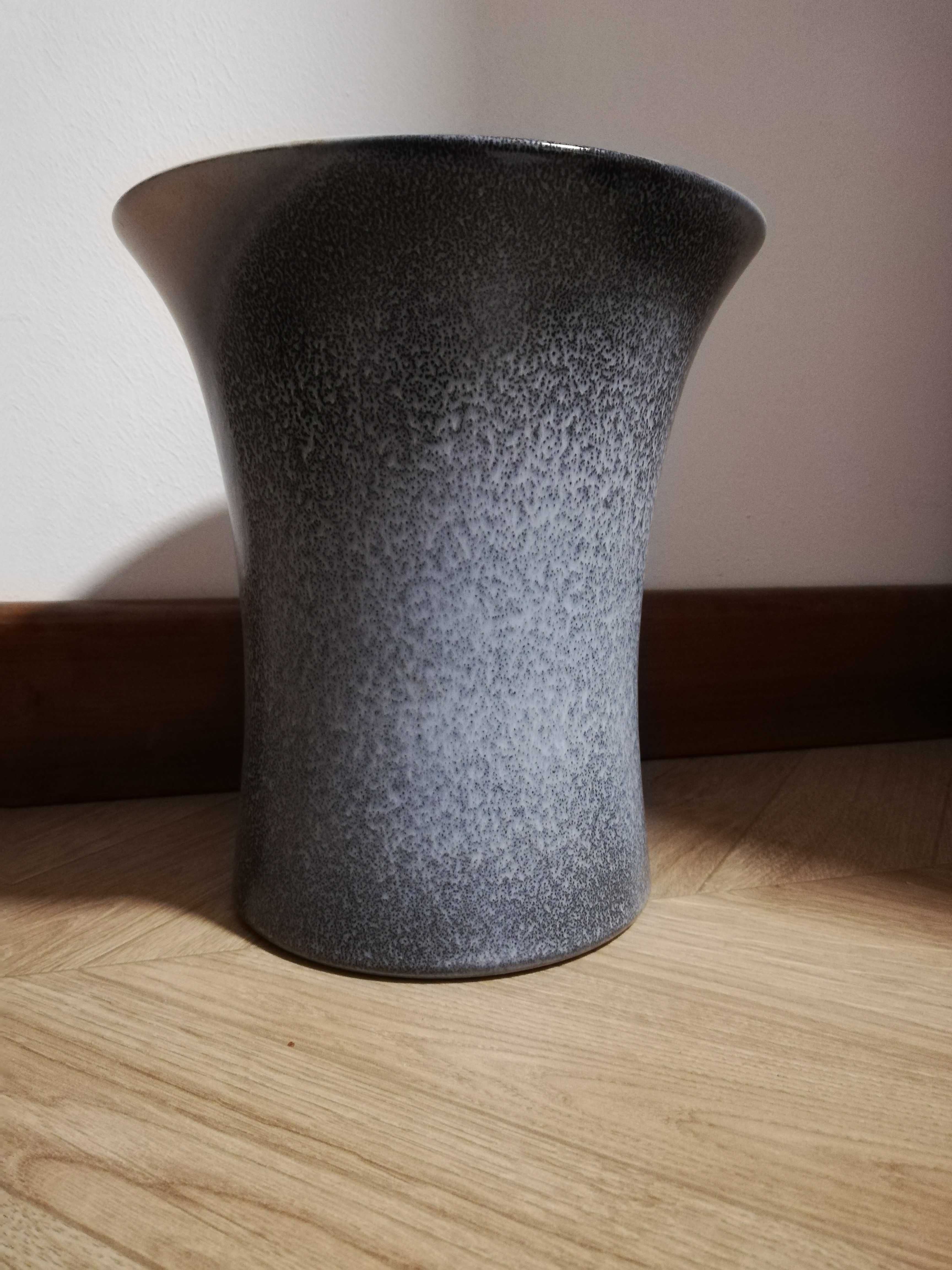 Wazon ceramiczny cieniowany 21cm klepsydra