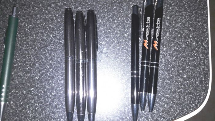 Canetas com publicidade para coleccionadores