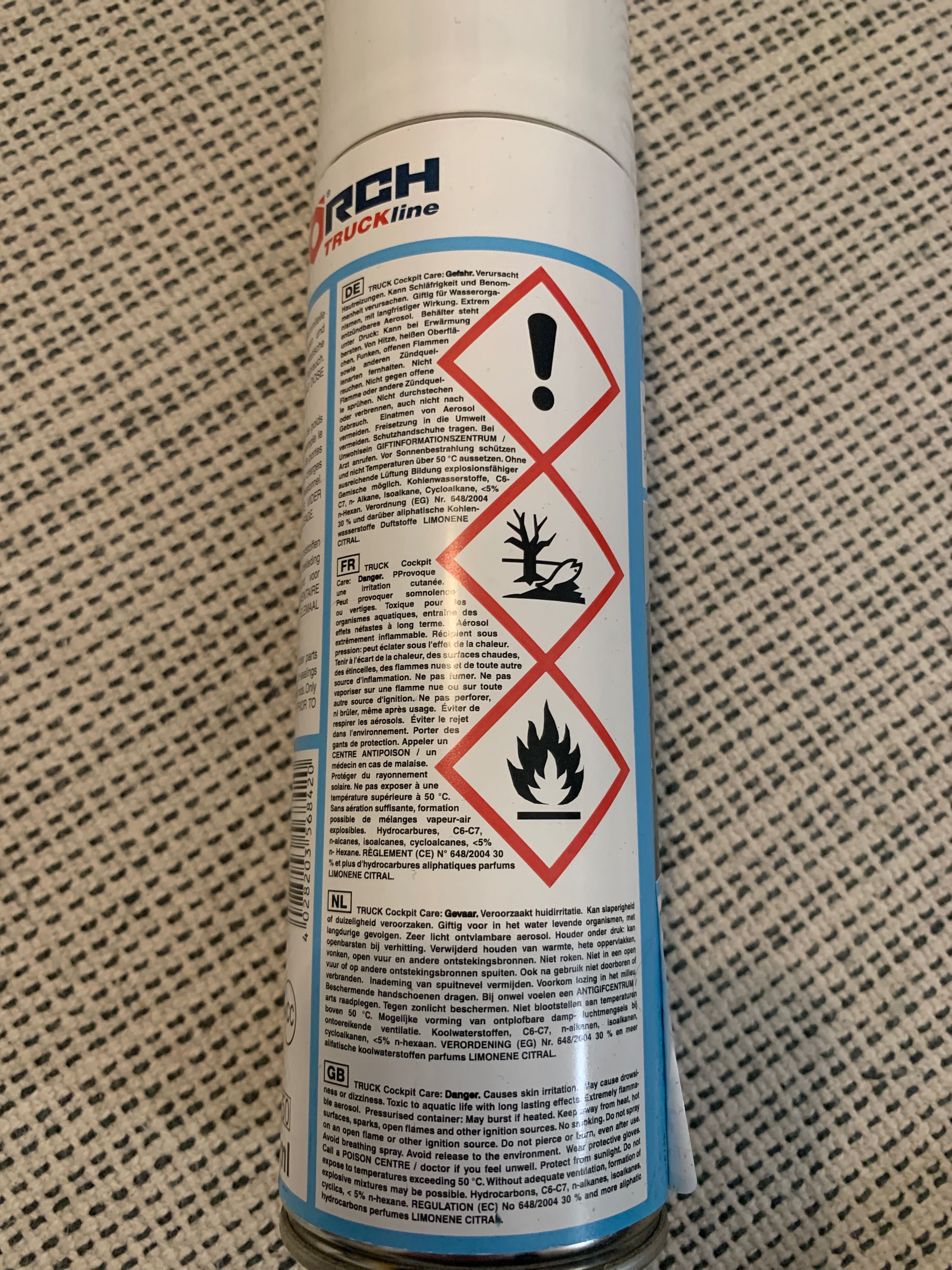 Forch spray do kokpitu