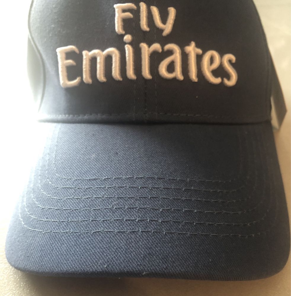 • Fly Emirates Cap - Czapka Bejsbolówka Niebieska