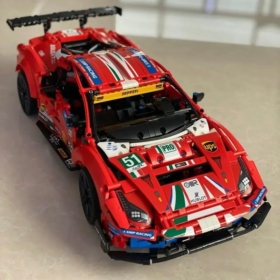 Ferrari 488 Pista klocki technic model