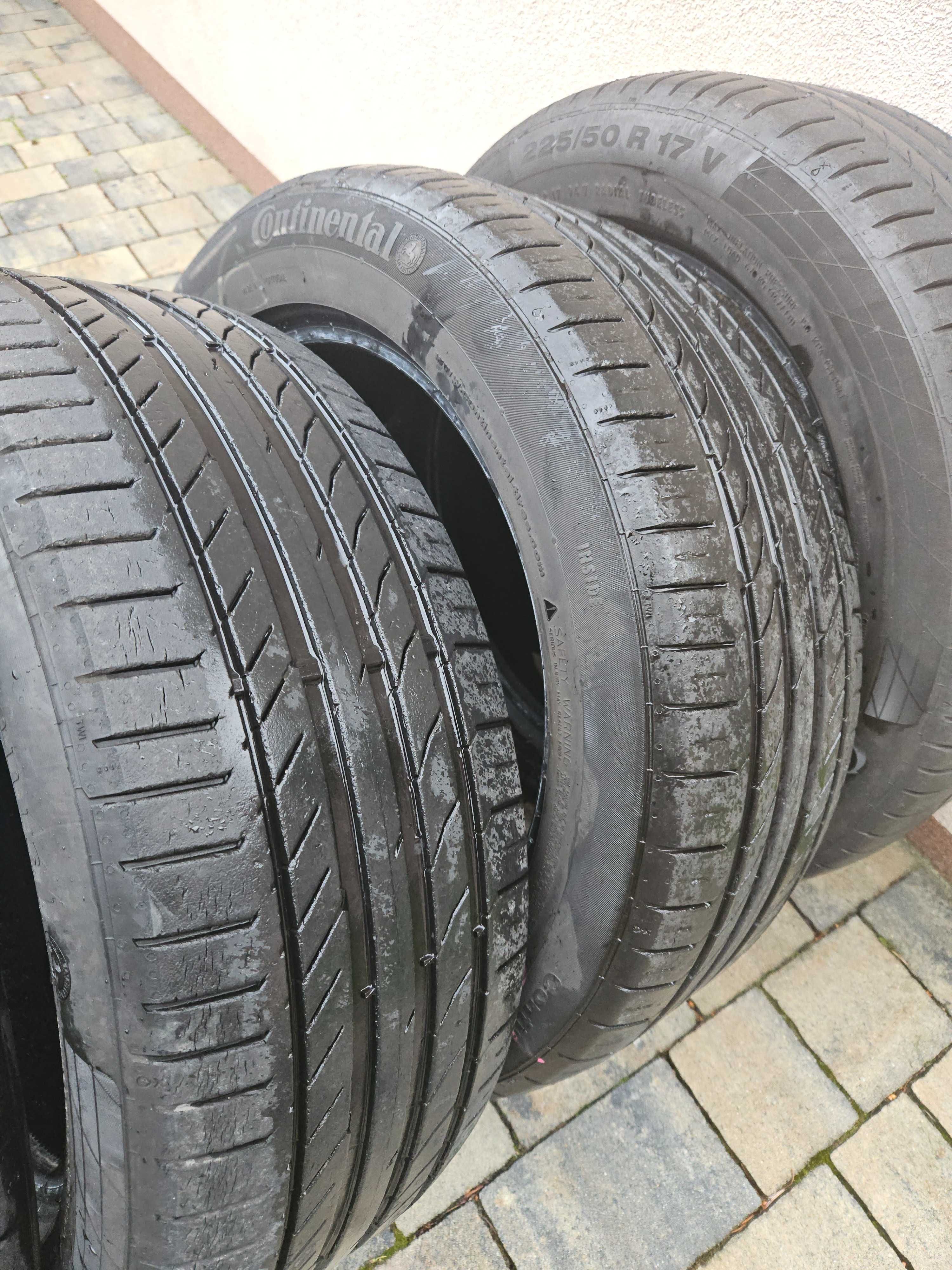 Opona Continental
ContiSportContact 5
225/50 R17  V  używane