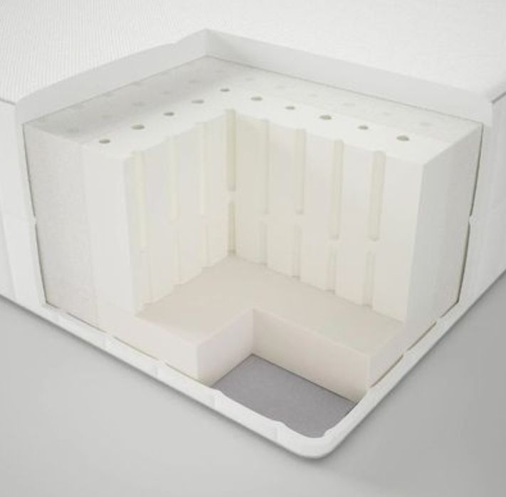 Super materac lateksowy ikea myrbacka stan idealny 90x200 na 180x200