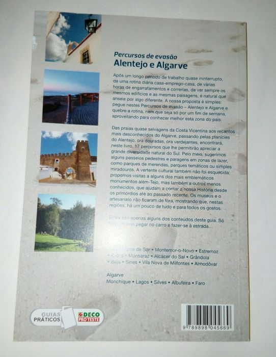 NOVO Guia percursos de evasão, Alentejo e Algarve, DECO Proteste
