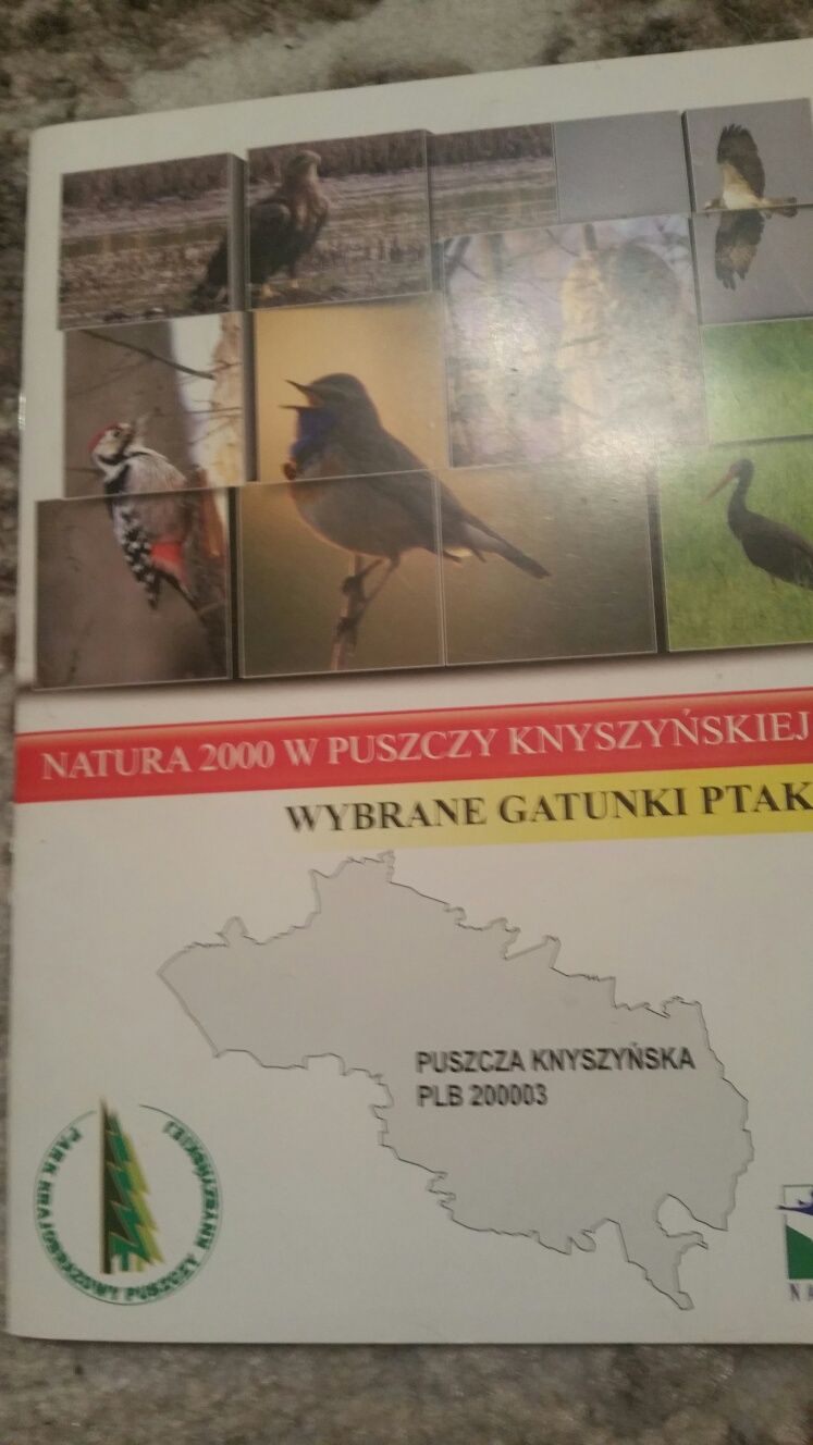 Książka natura w 2000 r.w Puszczy Knyszyńskiej