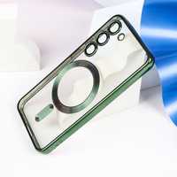 Чехол Shining Chrome Magsafe на Samsung S22 S23 S24 Ultra чохол хром