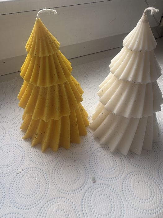 Świece sojowe ręcznie robione - świeta