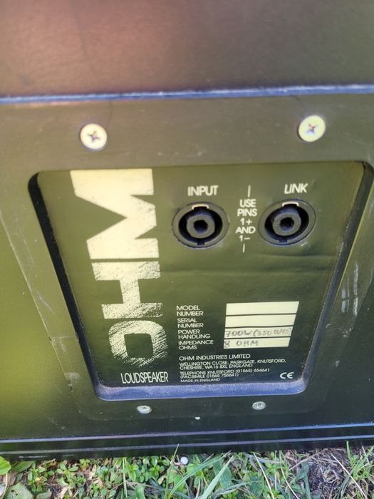 Kolumny estradowe OHM 350W RMS - 4szt