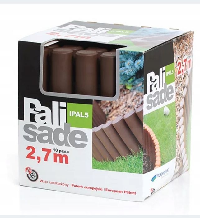 PALISADA OGRODOWA PROSPERPLAST 2,7M 3 komplety razem 8,1 metra