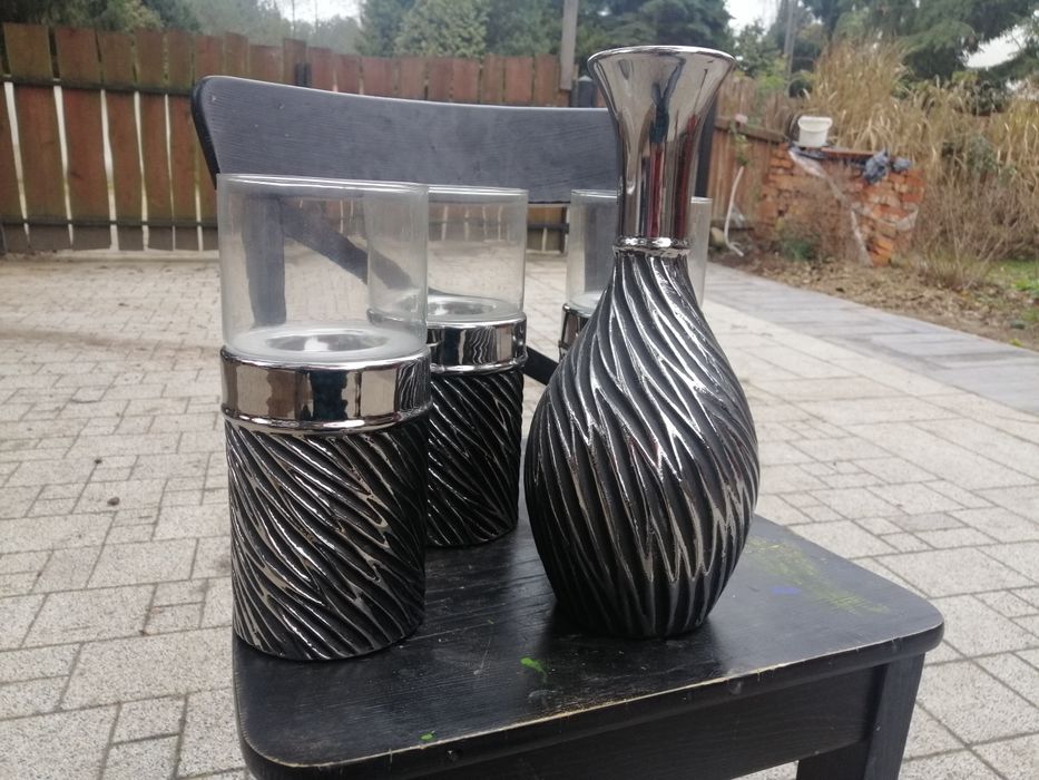 Wazon świecznik swieczniki