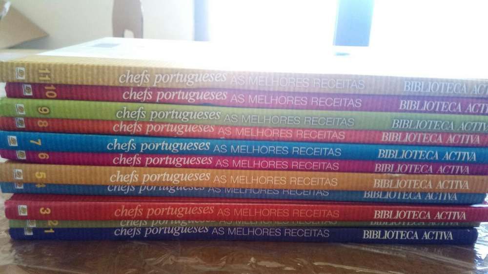 11 livros de "Chefes portugueses"