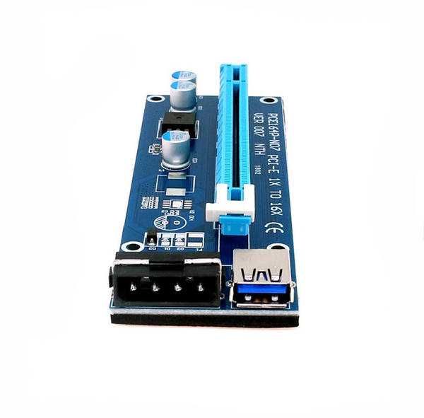 Адаптер PCI-E 1X to 16X Riser Card VER007