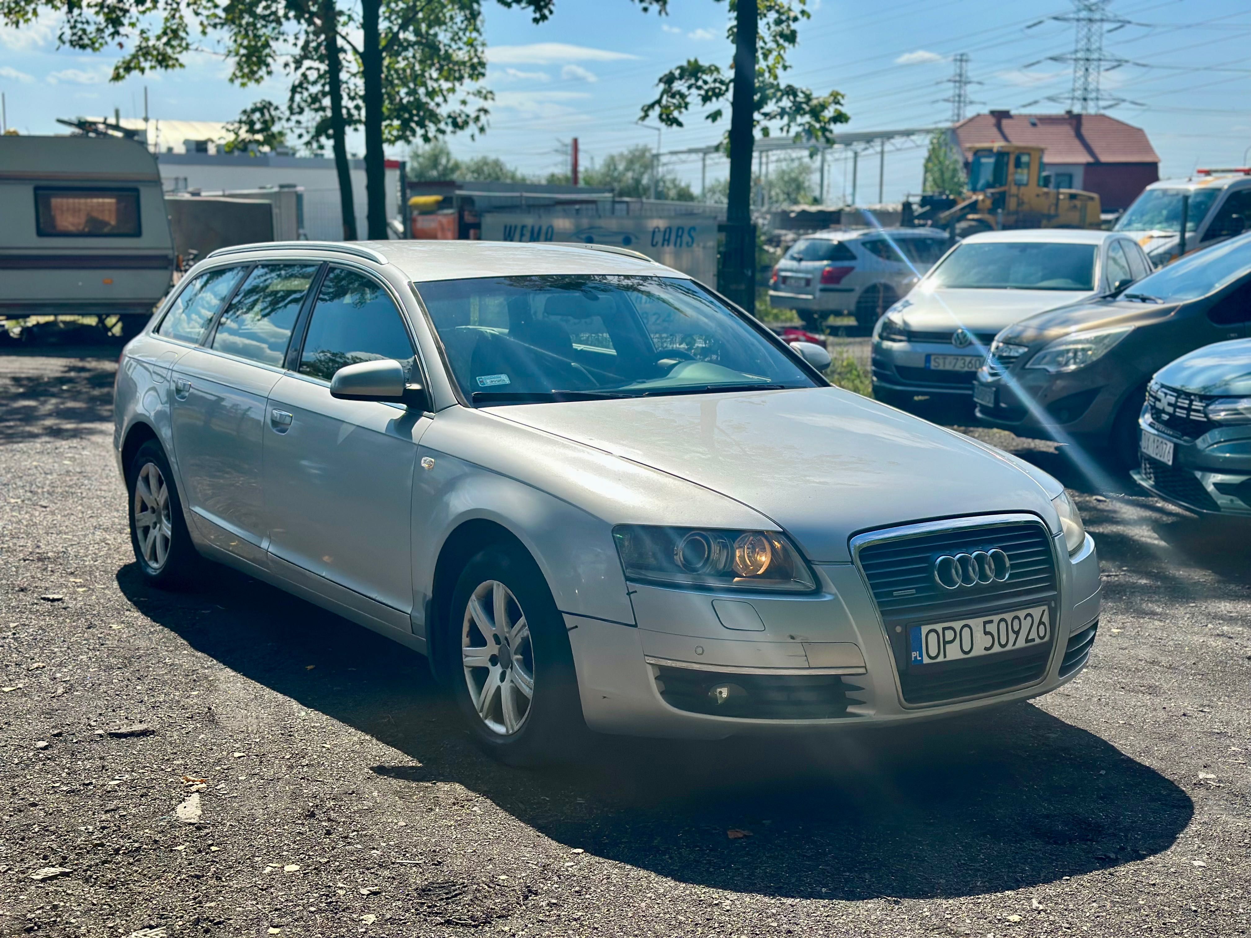 Audi A6C6 3.0TDi Quattro Automat 2005r, DVD Monitory Xenon Felga
