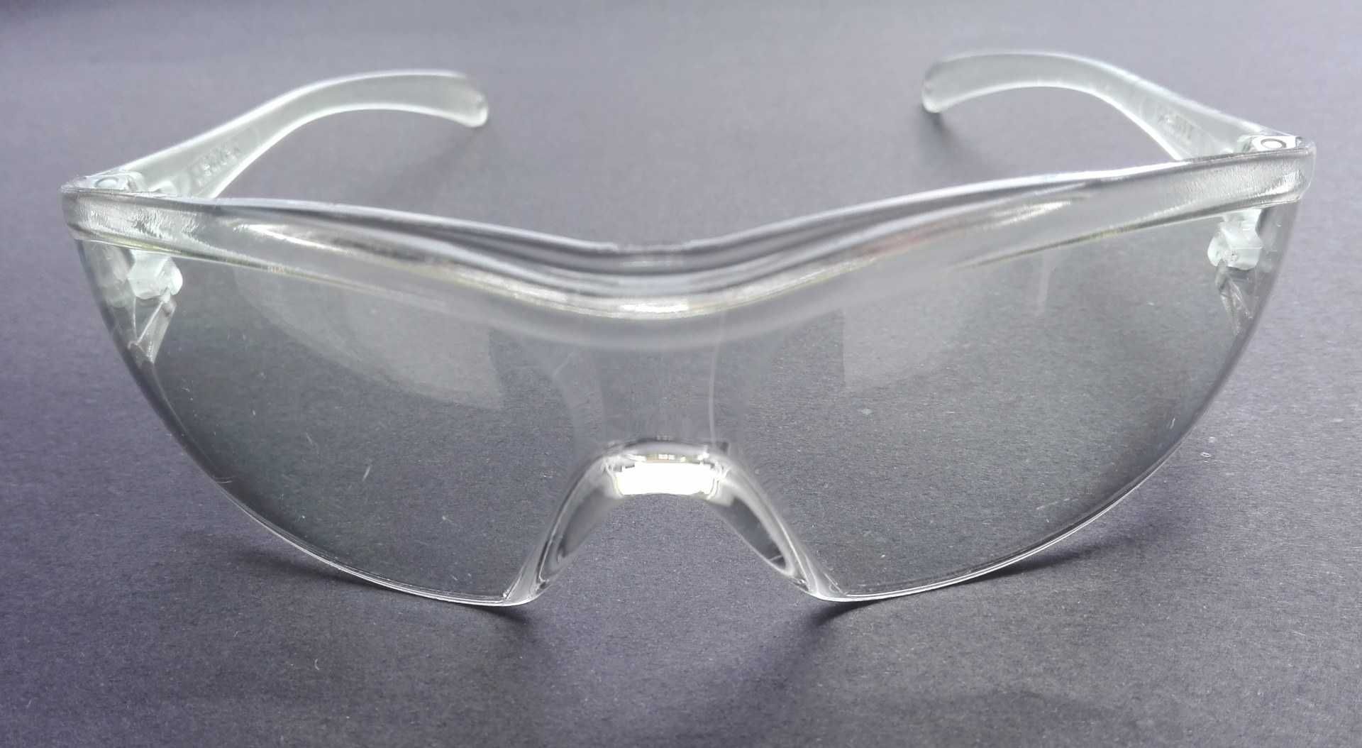 UVEX X-ONE okulary ochronne, przeźroczyste, przeciwodpryskowe.