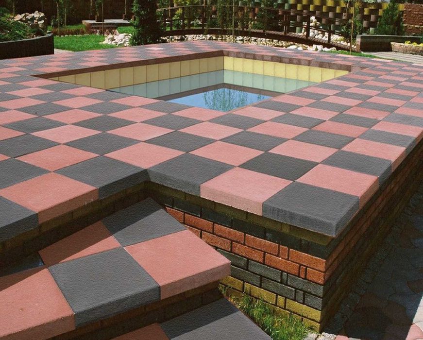 Betonowe płytki chodnikowe / płyta betonowa / chodnikowa 50x50x7 cm