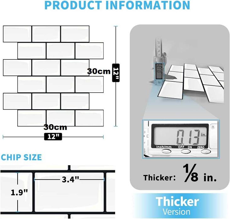 Nowe samoprzylepne płytki ścienne / tapeta / kaseton / 3D /10szt!4826!