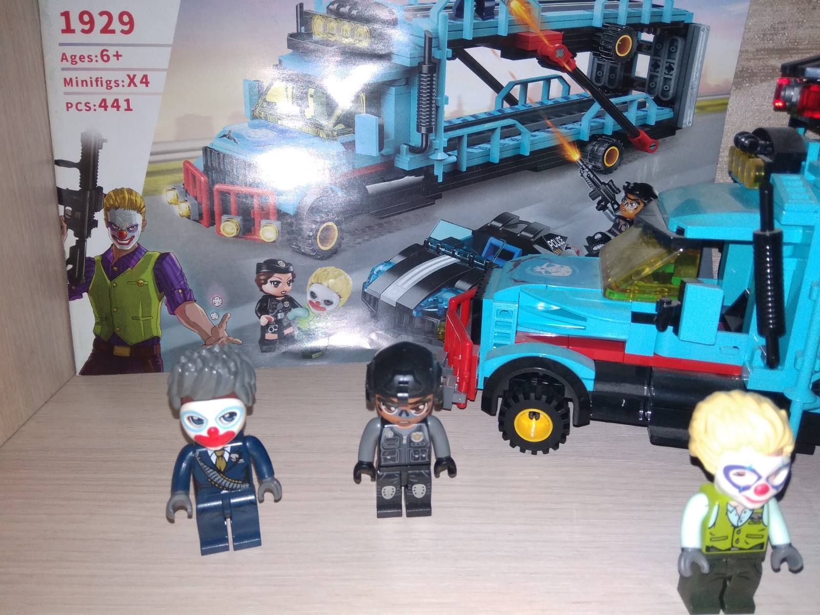 Лего машина,погрузчик поліция