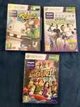 Zestaw gier xbox 360 kinect rabbids, kinect adventures, kinect sports