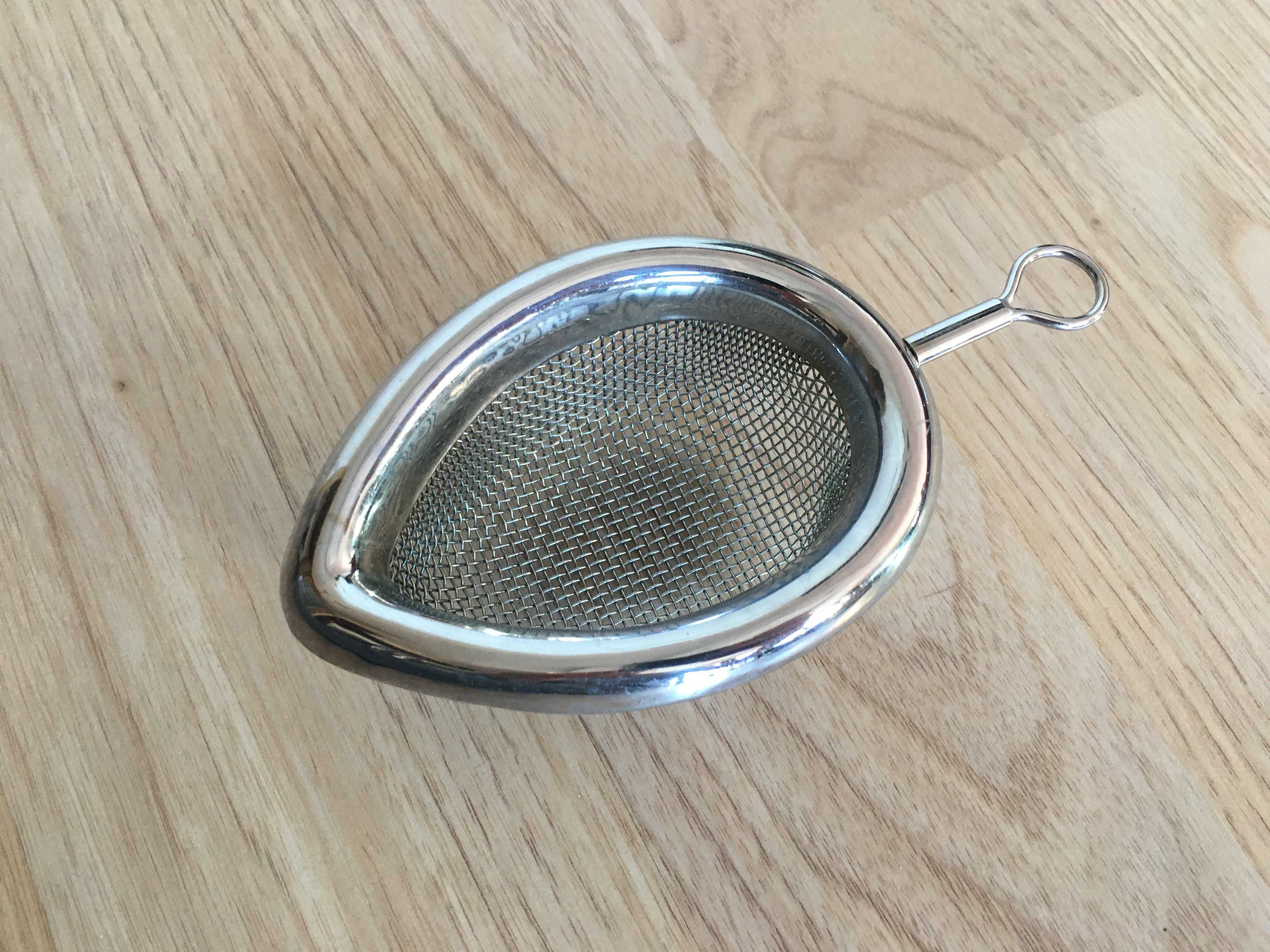 Małe sitko metalowe stalowe do akwarium kuchenne bardzo mocne