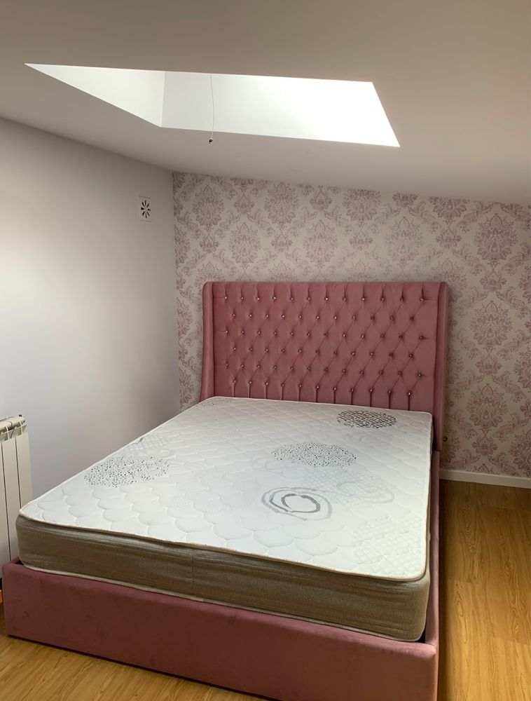Vendo cama com estrado elevatorio