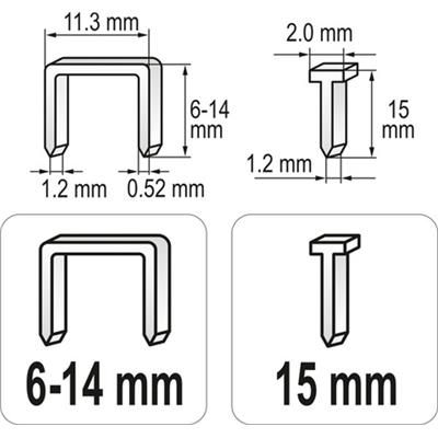 Zszywacz tapicerski rozkuwacz YATO