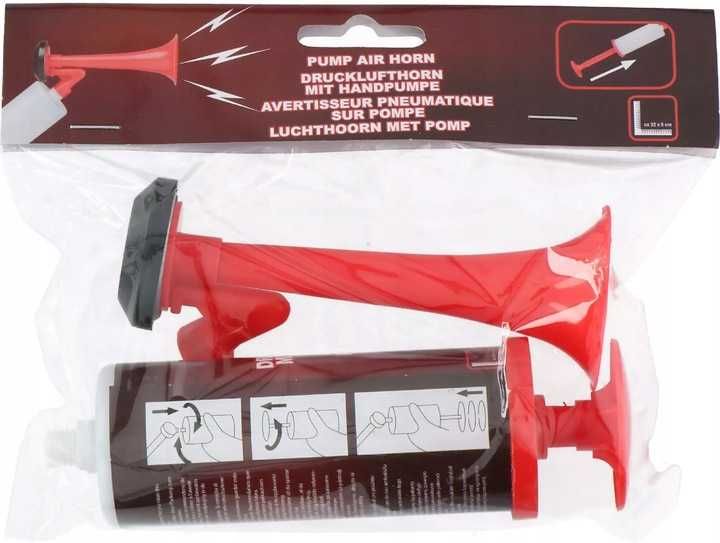 Trąbka Kibica na powietrze fanfara z pompką