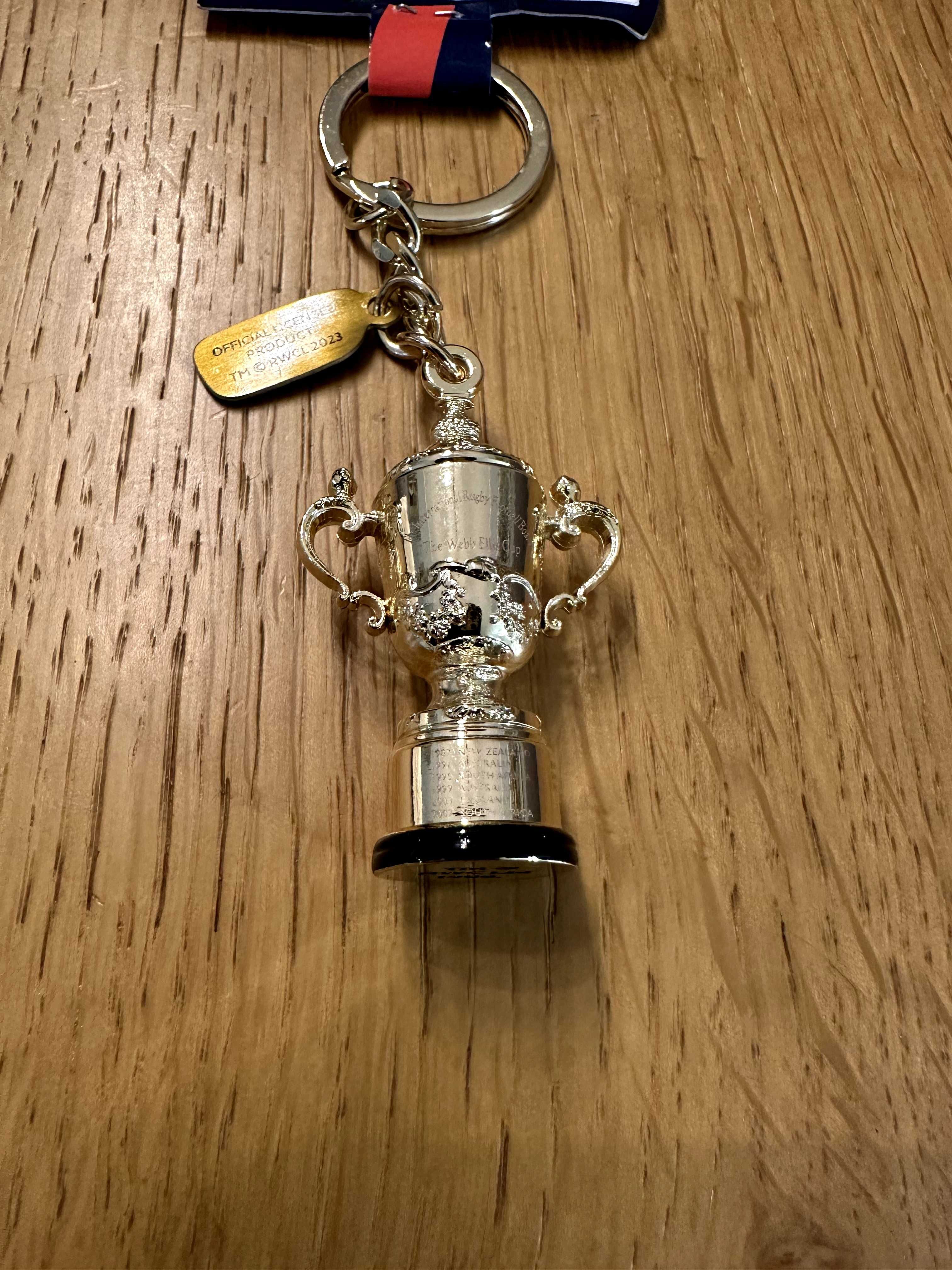 Rugby World Cup 2023 Webb Ellis Cup Breloczek 5x3cm