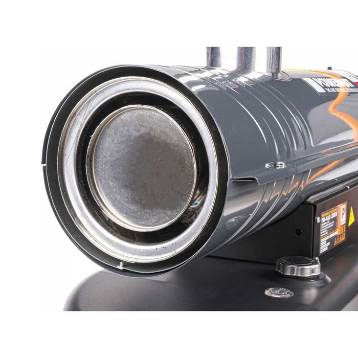 Nagrzewnica olejowa 30KW z kominem spalinowa dmuchawa TERMOSTAT LCD