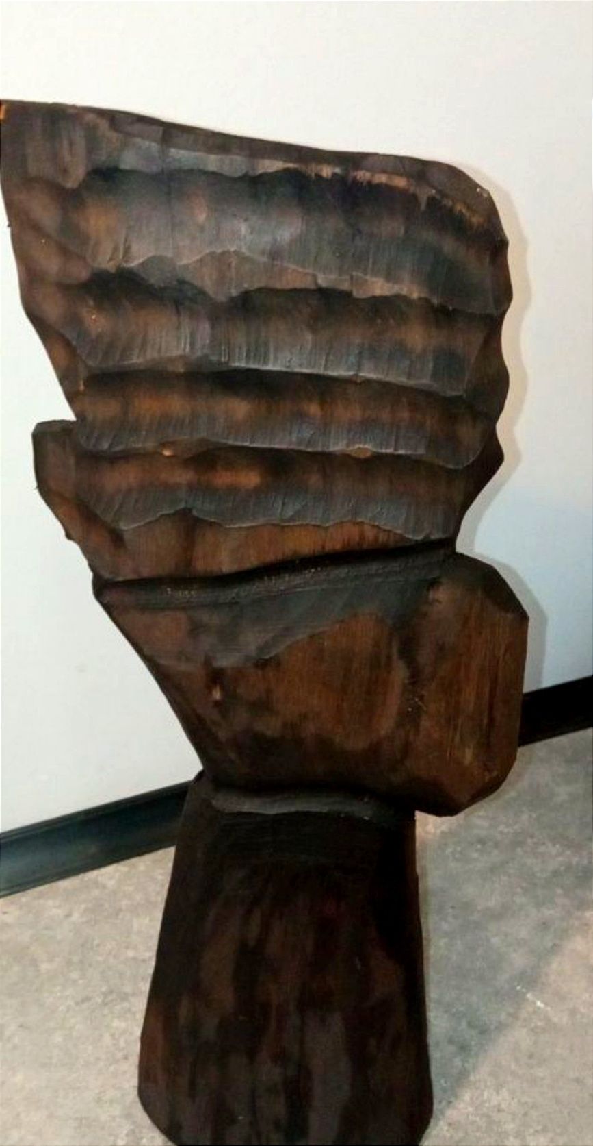 Drewniana Rzeźba Starca