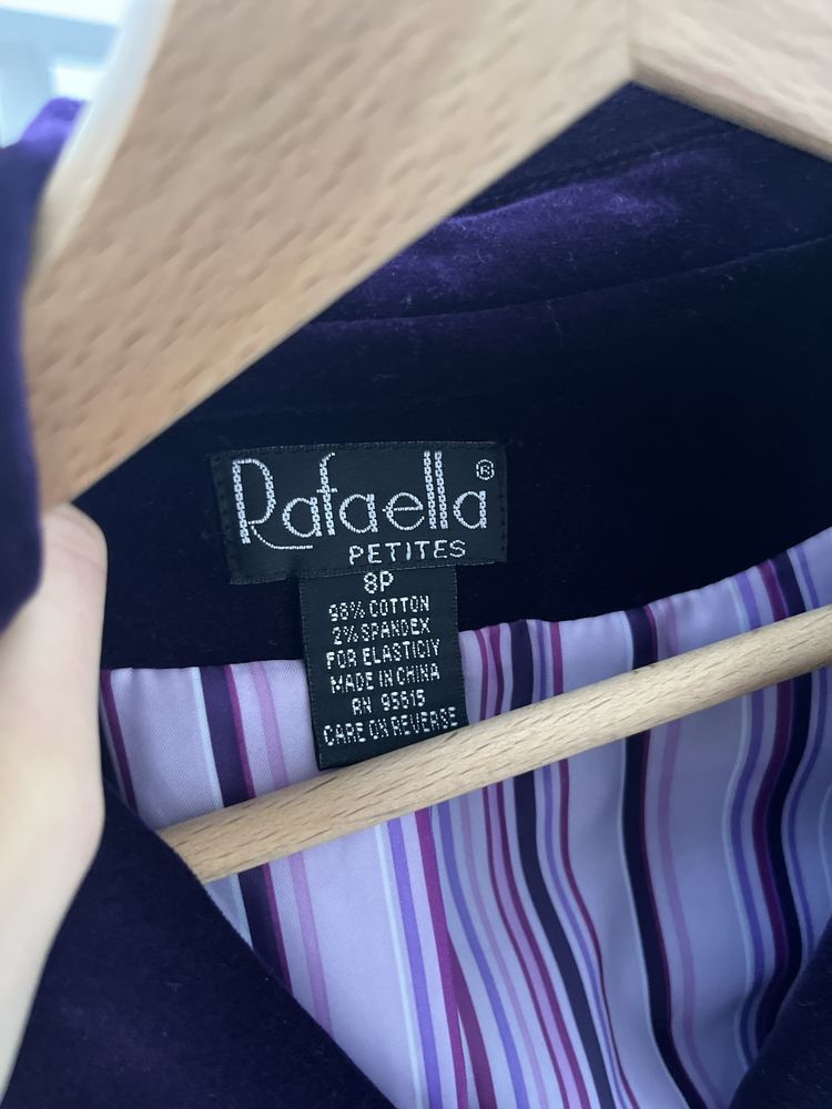 Żakiet marynarka Rafaella  piękn fiolet zapinany na guziki