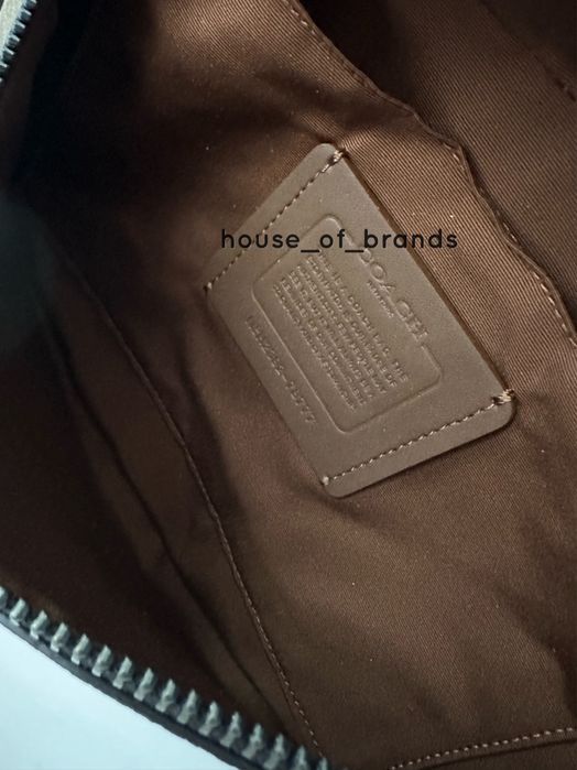 COACH Warren Belt Bag Чоловіча шкіряна сумочка бананка мужская сумка