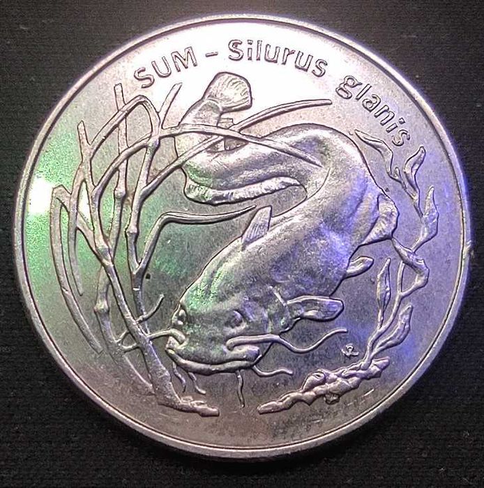 Moneta 2 zł Sum - Silurus glanis 1995r