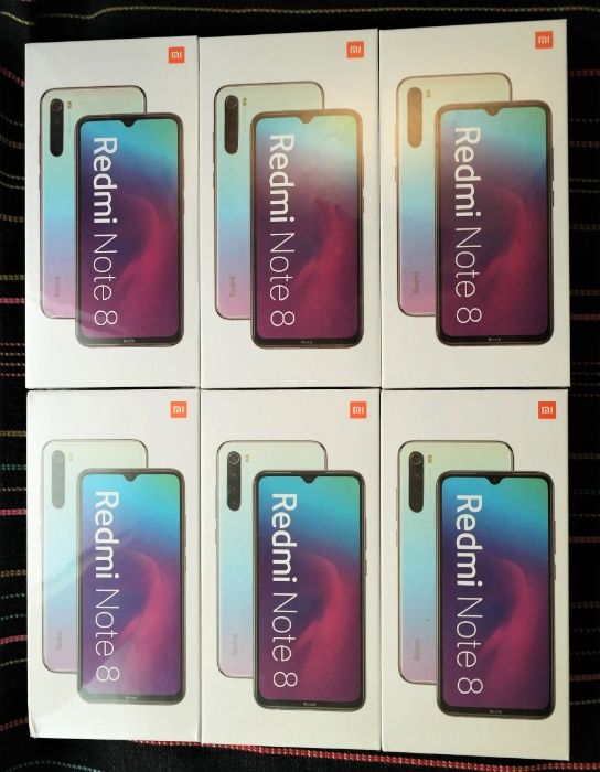 Xiaomi Redmi Note 8 64Gb + 4Gb preto - 9 S 10 T Poco X3 M3 Mi 11 pro