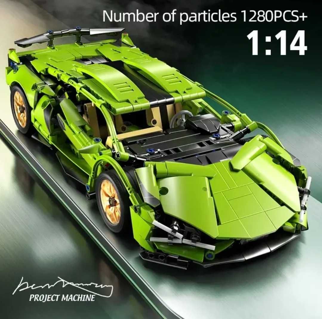 Klocki nie LEGO * Lamborghini 1:14 1280 szt