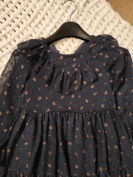 Шифонова святкова сукня на дівчинку 5-6 р.