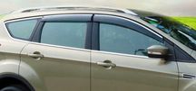 Вітровики Дефлектори Вікон Ford Escape 2013-2019 з хромом