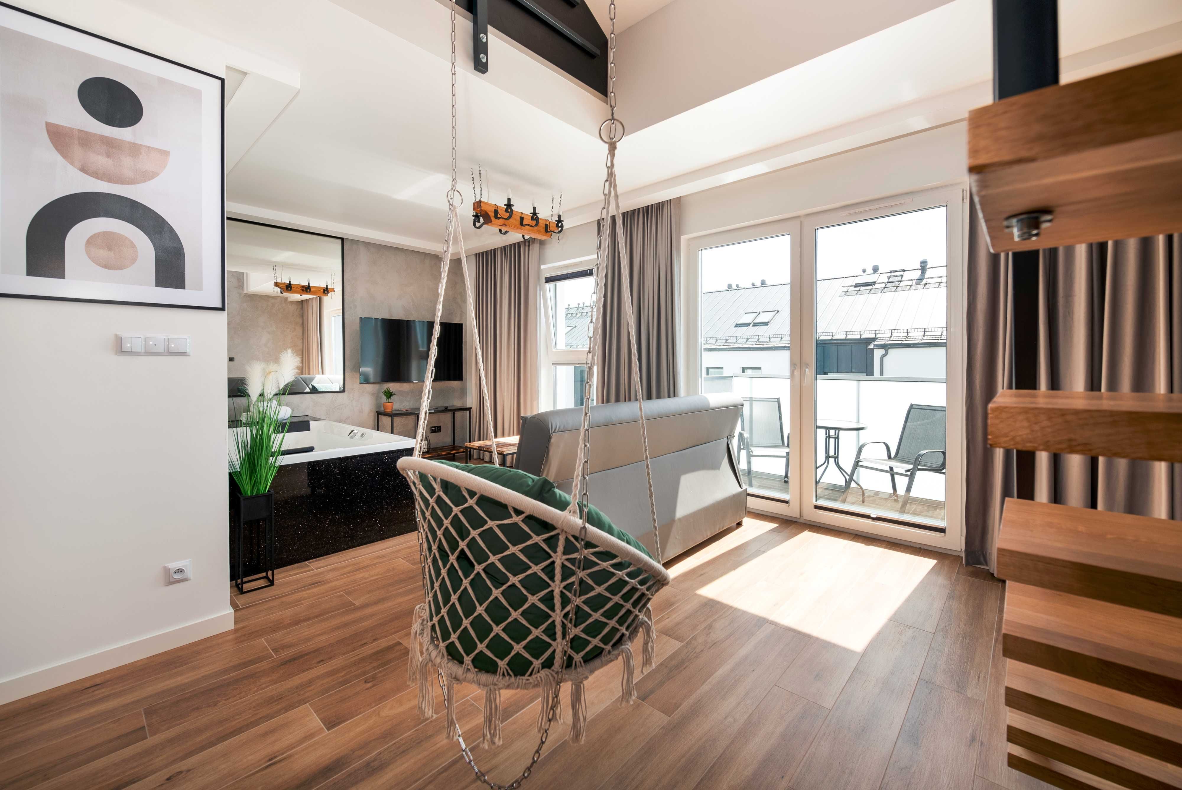 Apartament, mieszkanie z jacuzzi na wynajem, prezent, majówka