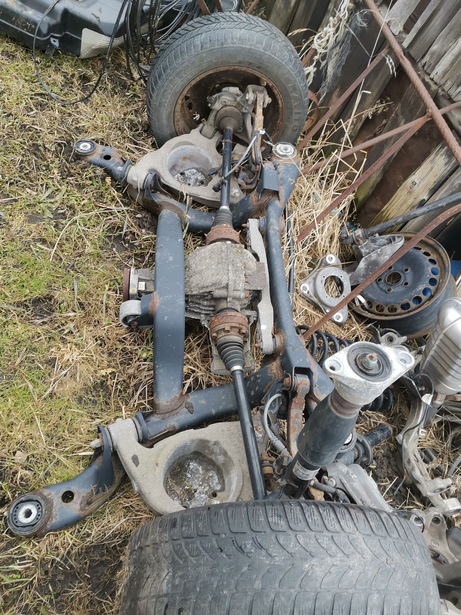 Audi a6 c6 sanki kołyska oś tylna zawieszenie pneumatyczne