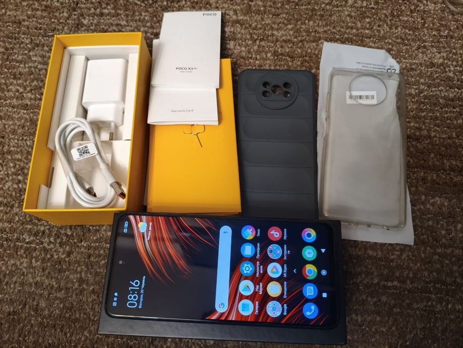 Poco x3 nfc 6/64 + microSD 256Гб