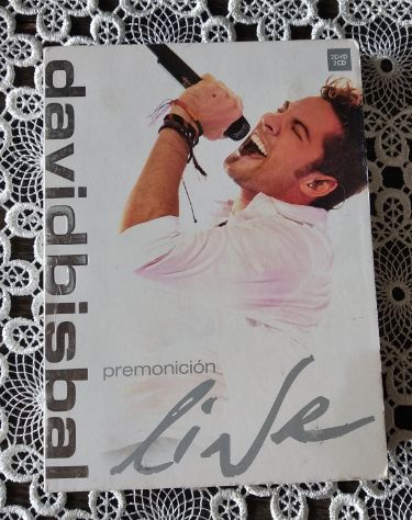 David Bisbal "Premonición Live" 2 DVD + 2 CD hiszpański