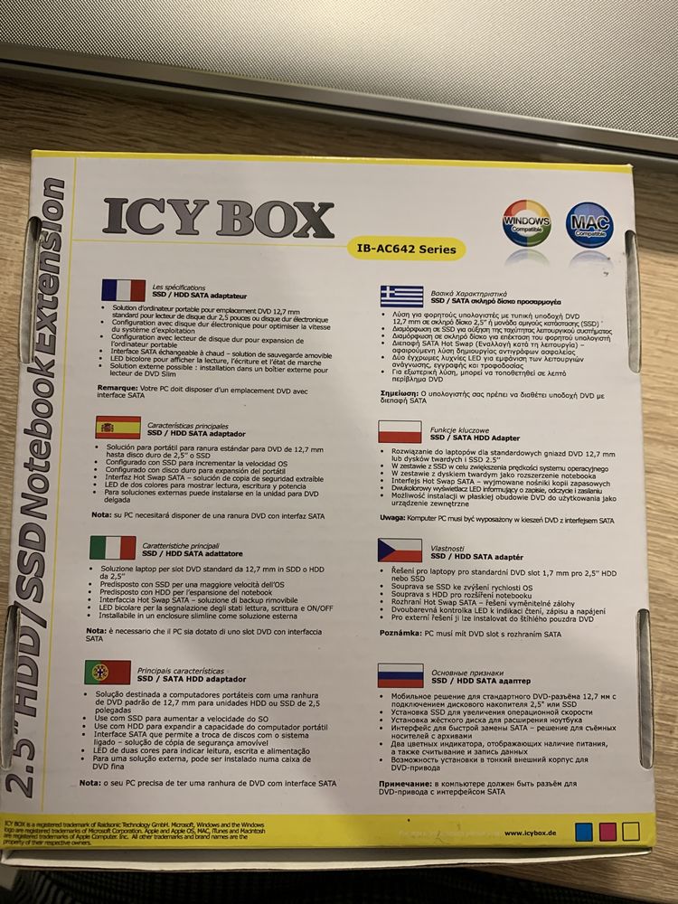 Icy Box złącze nowe