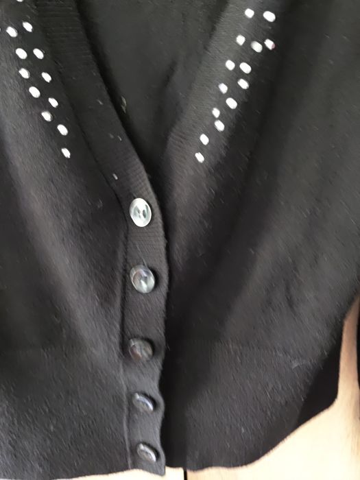 Kardigan rozpinany w stylu retro Vintage rozmiar 36
